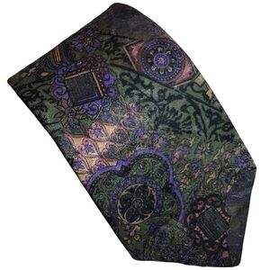 Bugle Boy Tie Floral Abstract Tied